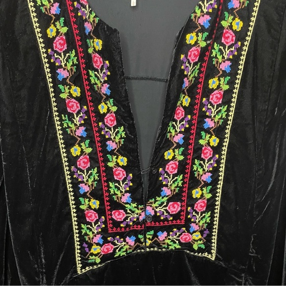 Free People Velvet Babydoll Dress - Picture 6 of 7